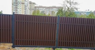 Купить распашные ворота из штакетника Моршанск, цена от 2711 руб.